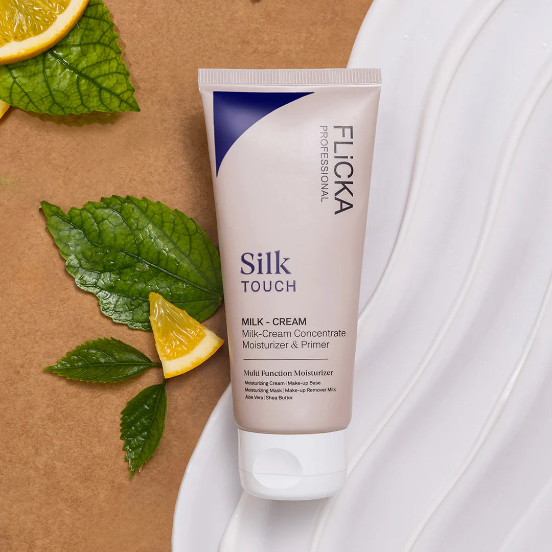 Flicka Silk Touch 3-in-1 Primer Moisturizer with SPF | Pore Blurring | Flicka Cosmetics/BUY ONE GET ONE FREE/